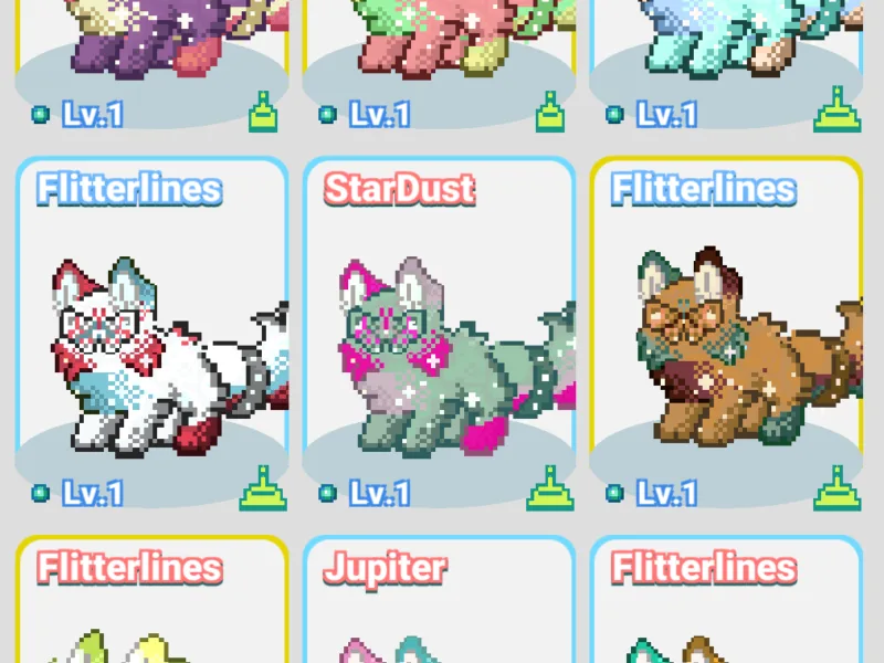 Flitterlines shop series