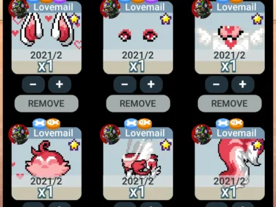 SELLING FULL LOVEMAIL SET