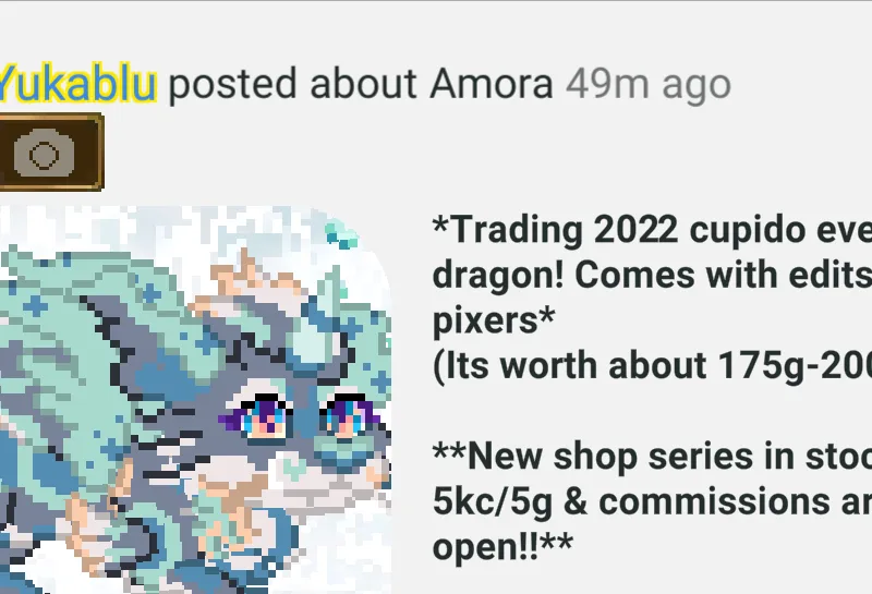 2022 Cupido Event Egg Dragon