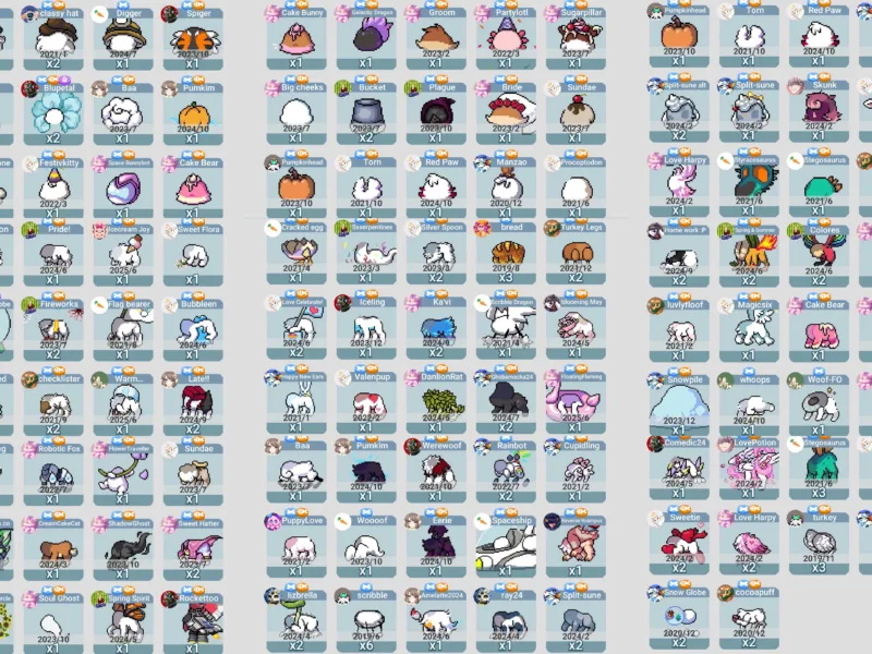 selling retired partz and clothes plus golden brushes