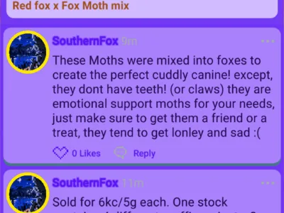 Moffox NEW shop series needing help!