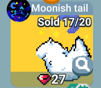 selling moonish bod and tail