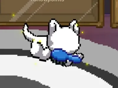 Swapping yellow shiny dog for shiny cat