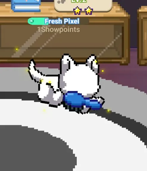 Swapping yellow shiny dog for shiny cat